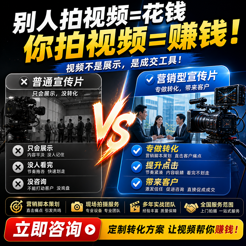 视频不是展示而是成交工具：揭秘营销型宣传片如何通过节奏控制与信任激发引爆询盘